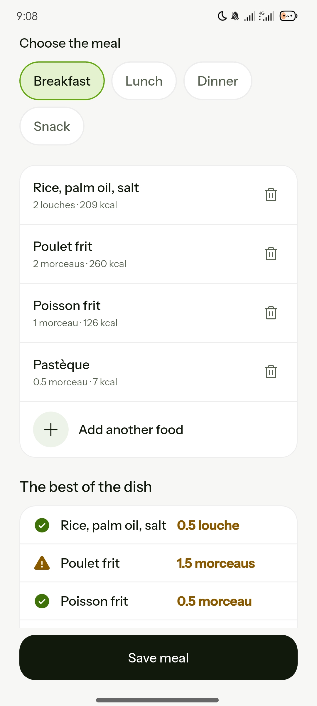 Rice, fried chicken, fried fish and watermelon – review